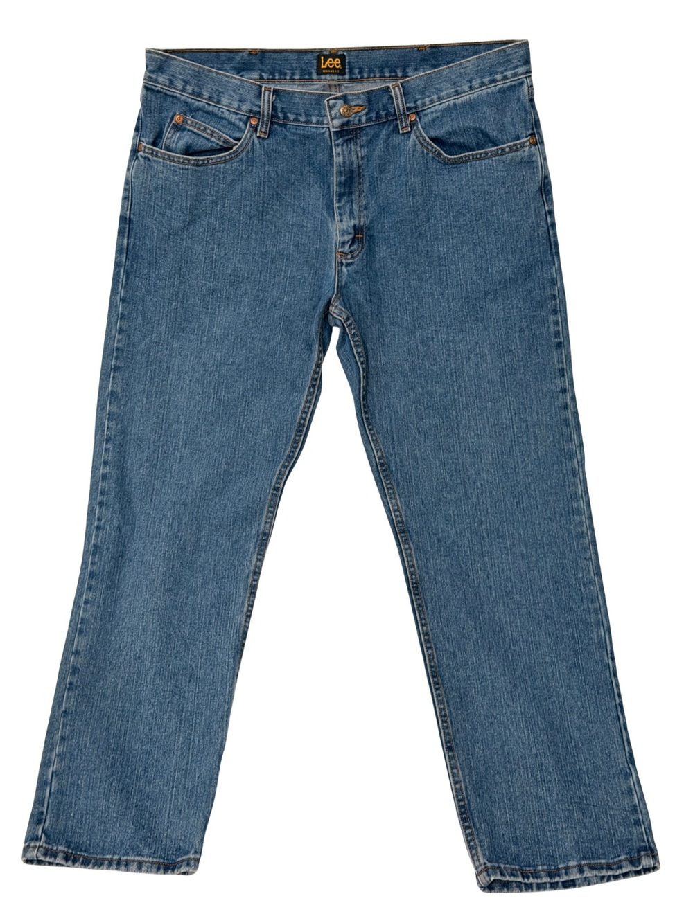 Lee Men's Classic Straight Leg Jeans in Blue 38x30
